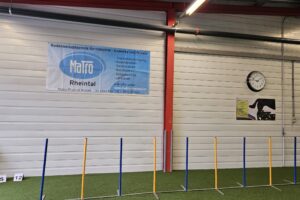 Werbung in der Halle